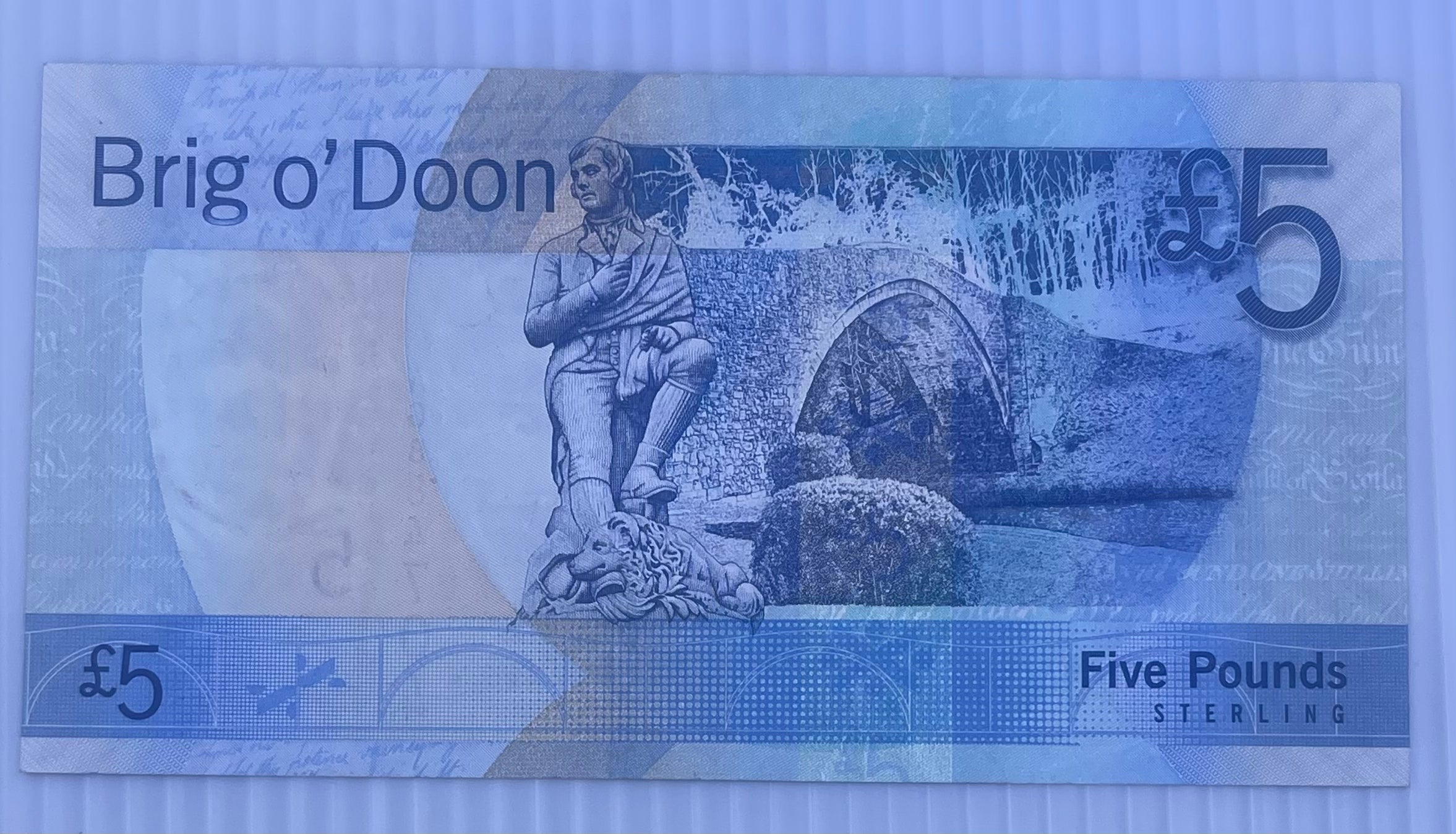 Scotland 2007 5 Pounds P-124 Used World Banknote